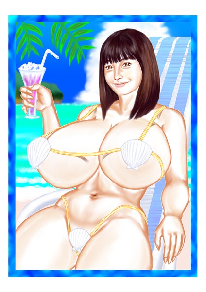 【フルカラー】暑乳見舞い（単話）❤tsuyoshi 暑乳見舞い